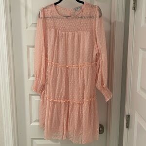 Baby pink dress